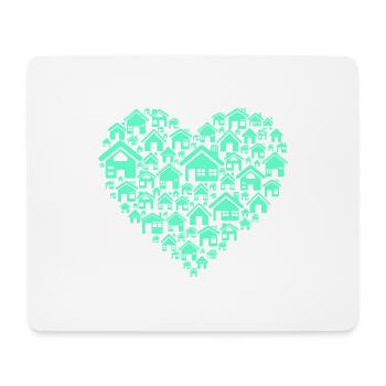Home Love - Mouse Pad (horizontal) - white - Front