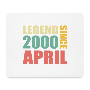 23rd birthday April Year 2000 Gift idea - Mouse Pad (horizontal) - white - Front