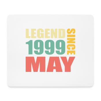 24th Birthday May Vintage 1999 Gift Idea - Mouse Pad (horizontal) - white - Front