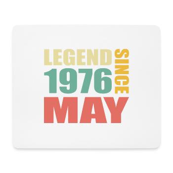 47e anniversaire mai millésime 1976 idée cadeau - Tapis de souris (format paysage) - blanc - Devant