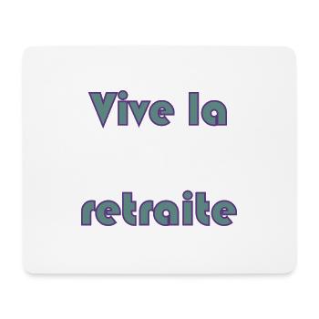 RETIREMENT. RETIREMENT. RETIRED. RETIREMENT - Mouse Pad (horizontal) - white - Front