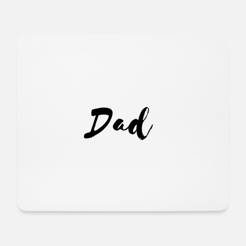 Dad - Mousepad (Querformat) - Weiß