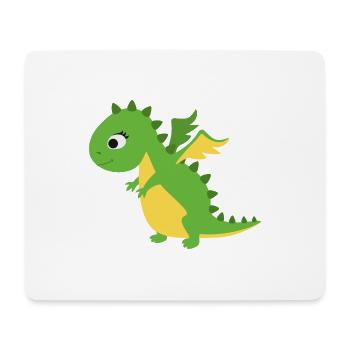 Dragon - Mouse Pad (horizontal) - white - Front