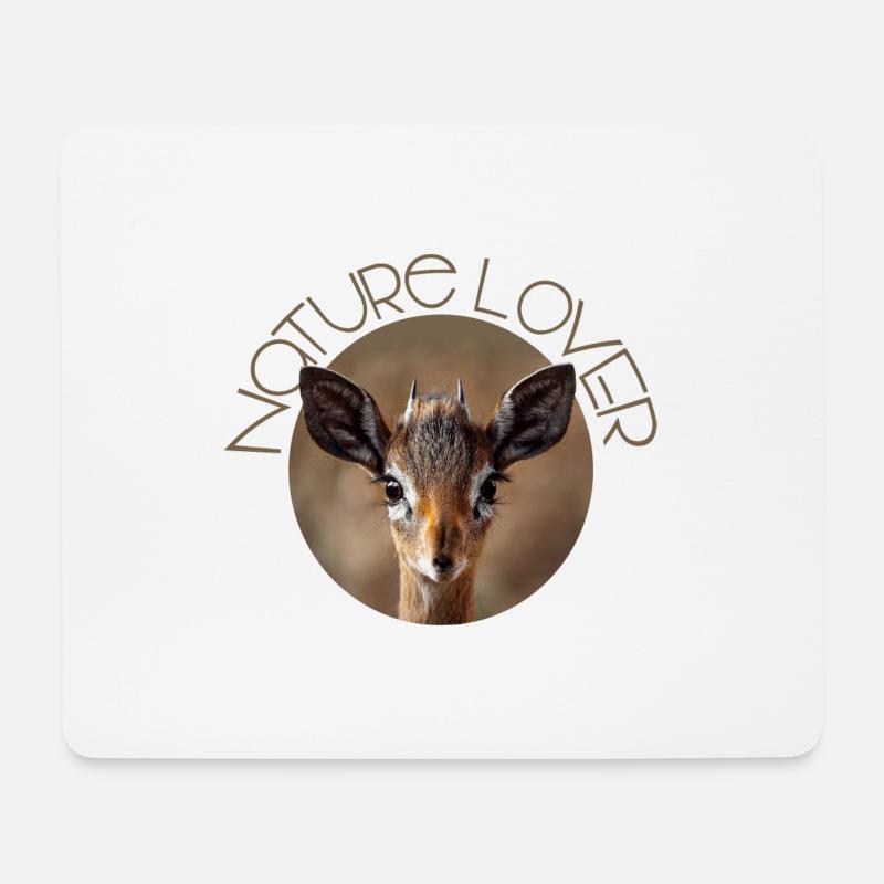 NATURE LOVER - Mouse Pad (horizontal) - white
