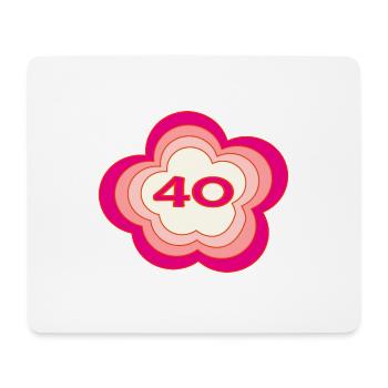 HAPPY BIRTHDAY. JOYEUX ANNIVERSAIRE. ANNIVERSAIRE. - Tapis de souris (format paysage) - blanc - Devant