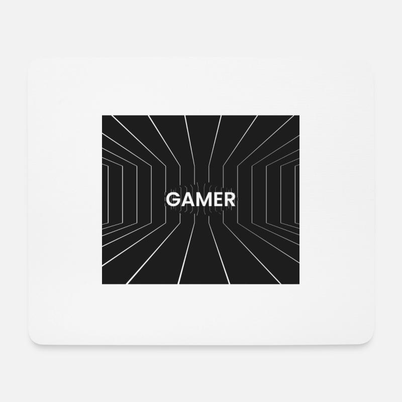 GAMER - Mouse Pad (horizontal) - white