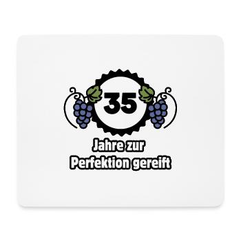 35th Birthday - 35 Years Matured to Perfection - Mouse Pad (horizontal) - white - Front