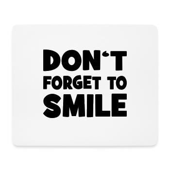 smile - Mouse Pad (horizontal) - white - Front