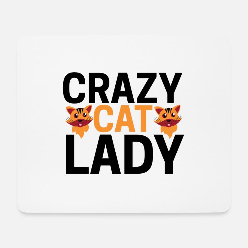 Cat Ladys - Mousepad (Querformat) - Weiß