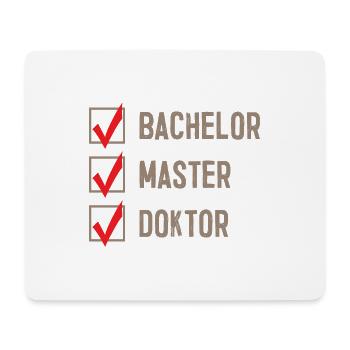 Étudiant en Licence Master Doctorat Doctorat - Tapis de souris (format paysage) - blanc - Devant