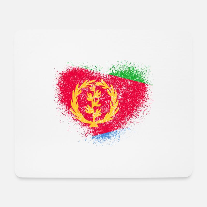 Eritrea - Mousepad (Querformat) - Weiß