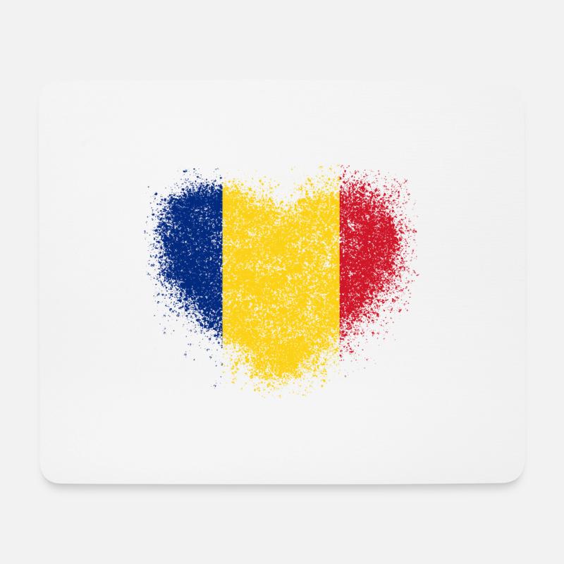 Rumänien - Mousepad (Querformat) - Weiß