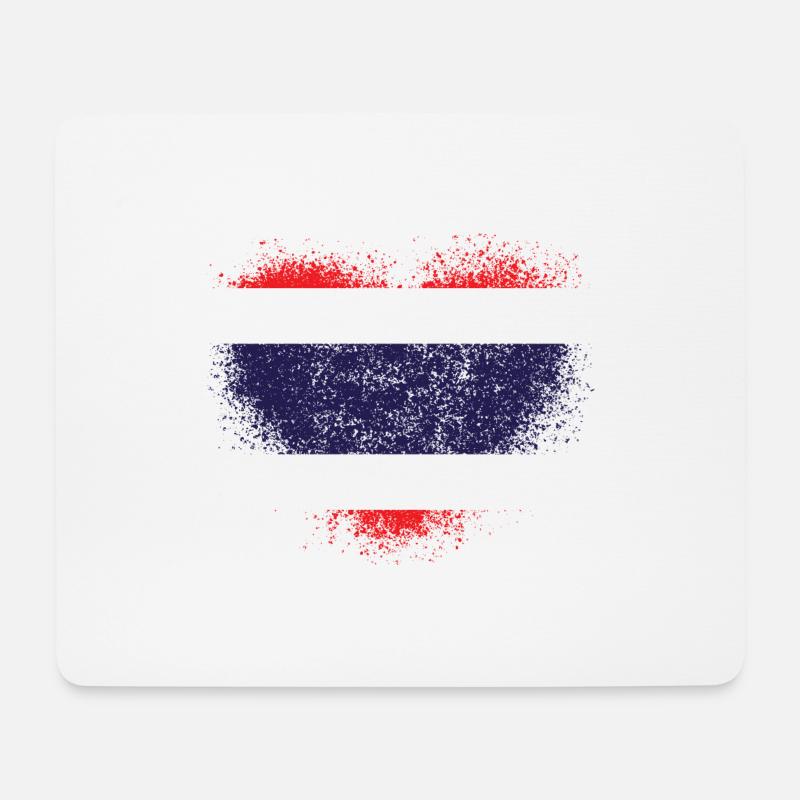 Thailand - Mousepad (Querformat) - Weiß