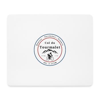 Col du Tourmalet - Mousepad (Querformat) - Weiß - Vorne