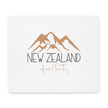 NOUVELLE-ZÉLANDE beauté peu célèbre - Tapis de souris (format paysage) - blanc - Devant
