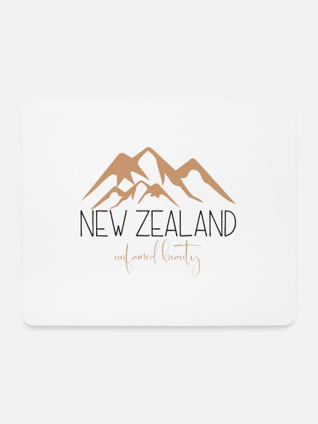 NEW ZEALAND unfamed beauty - Mousepad (Querformat) - Weiß