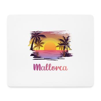 Ich liebe Mallorca - Mousepad (Querformat) - Weiß - Vorne