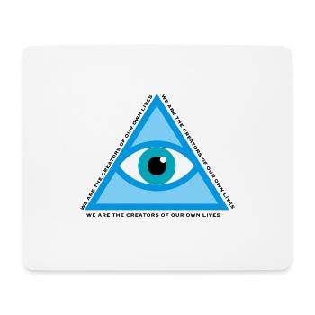 We are the creators of our own lives - Mouse Pad (horizontal) - white - Front