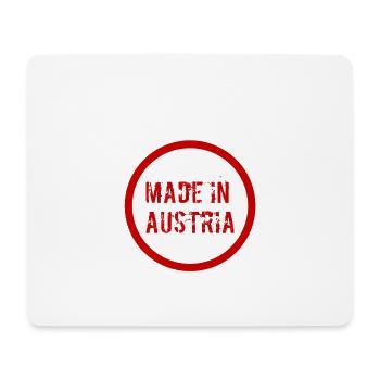 made in Austria - Tapis de souris (format paysage) - blanc - Devant