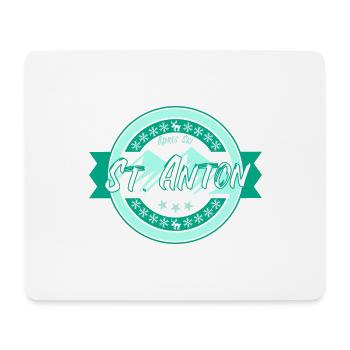 St anton - Tapis de souris (format paysage) - blanc - Devant
