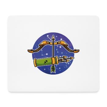Signe du zodiaque Sagittaire - Tapis de souris (format paysage) - blanc - Devant
