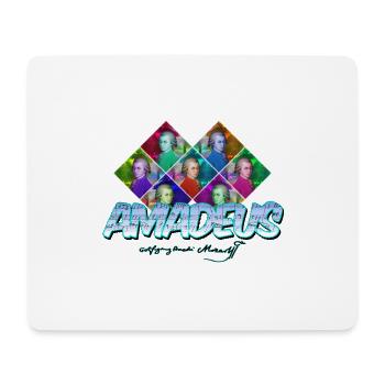 Mozart Pop Art | Wolfgang Amadeus Mozart gift - Mouse Pad (horizontal) - white - Front
