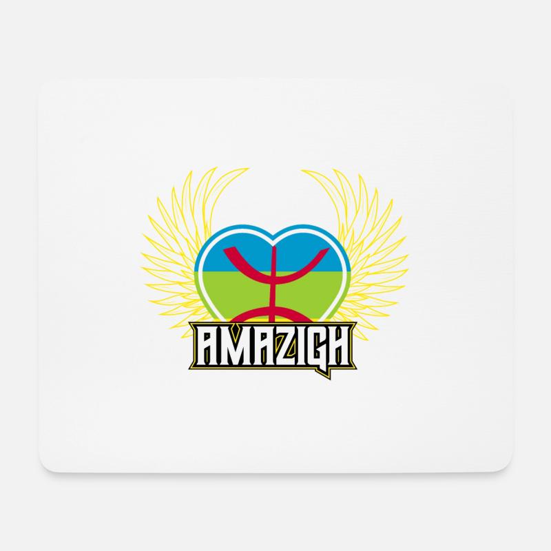 Amazigh - Mousepad (Querformat) - Weiß