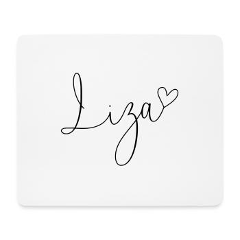 Liza Name First Name Girl - Mouse Pad (horizontal) - white - Front