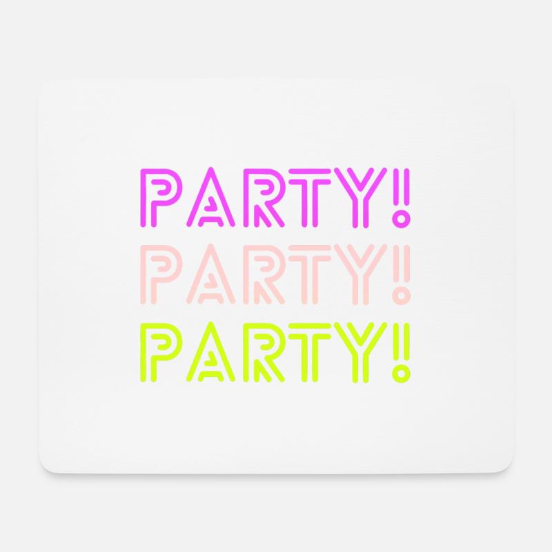 Partei! Partei! Partei! - Mousepad (Querformat) - Weiß