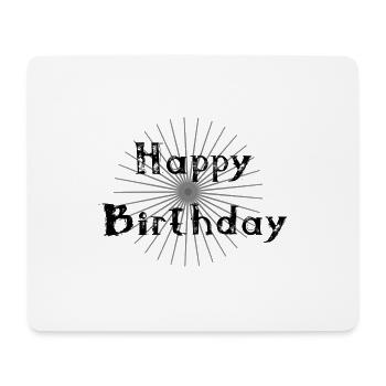 ALLES GUTE ZUM GEBURTSTAG. ALLES GUTE ZUM GEBURTSTAG. JAHRESTAG. - Mousepad (Querformat) - Weiß - Vorne