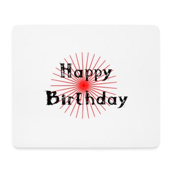 ALLES GUTE ZUM GEBURTSTAG. ALLES GUTE ZUM GEBURTSTAG. JAHRESTAG. - Mousepad (Querformat) - Weiß - Vorne