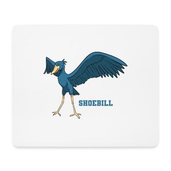 Schuhschnabel Vogel Ornithologe Wald I Geschenk - Mousepad (Querformat) - Weiß - Vorne
