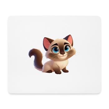 Siamese 20 - Mouse Pad (horizontal) - white - Front