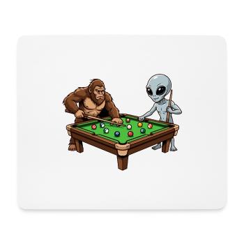 Billard Design professionnel – Billard et billard - Tapis de souris (format paysage) - blanc - Devant