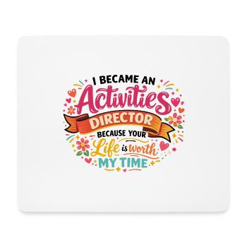 Life Animator: An Exciting Job - Mouse Pad (horizontal) - white - Front
