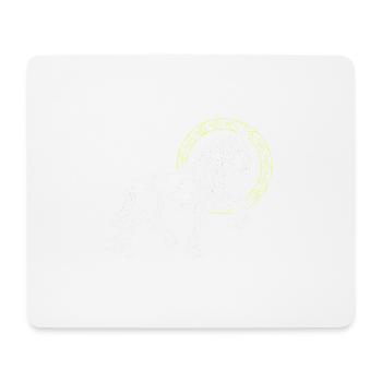 Friese Horse Pride Funny Circle Gold Ring Gift - Mouse Pad (horizontal) - white - Front