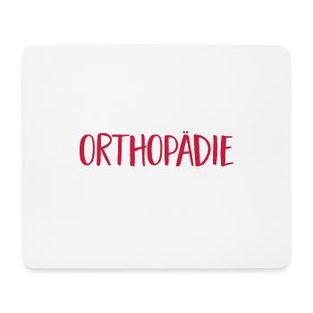 orthopädie cloud - Mousepad (Querformat) - Weiß - Vorne