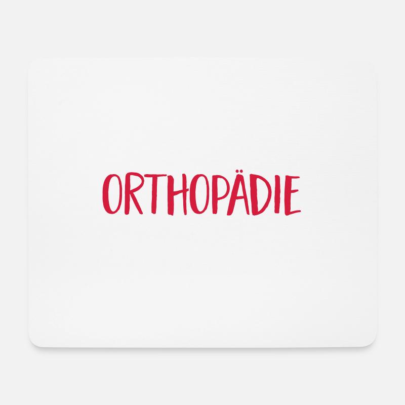 orthopädie cloud - Mousepad (Querformat) - Weiß