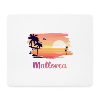 Ich liebe Mallorca - Mousepad (Querformat) - Weiß - Vorne