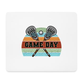 Lacrosse Sport Sportart Ball I Geschenk - Mousepad (Querformat) - Weiß - Vorne
