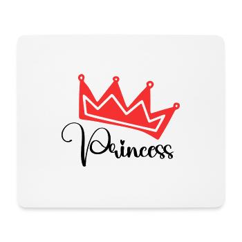 Princesse - Tapis de souris (format paysage) - blanc - Devant