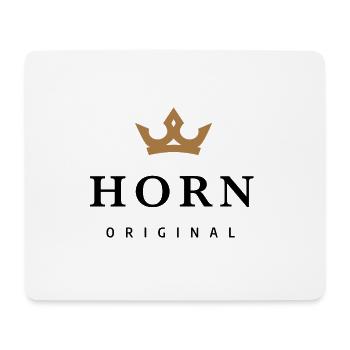 Horn - Mouse Pad (horizontal) - white - Front