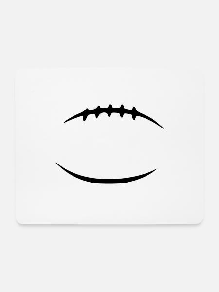 american football Amerika - Mousepad (Querformat) - Weiß