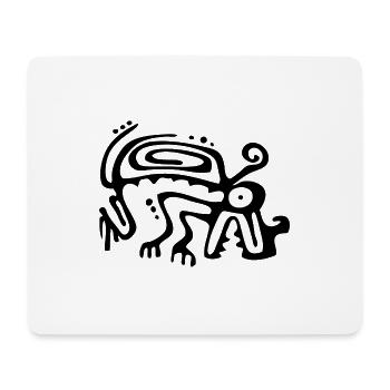 Mythologie Religion Azteken Symbol Geschenk Maya - Mousepad (Querformat) - Weiß - Vorne