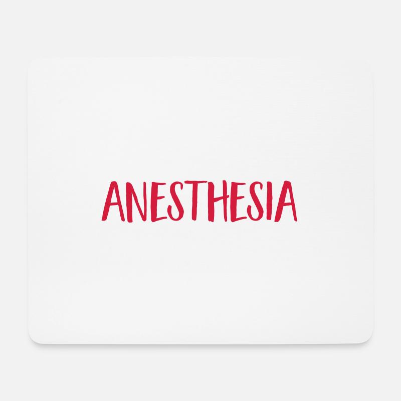 anesthesiaclusterw - Mouse Pad (horizontal) - white