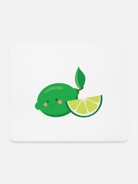 lime - Mouse Pad (horizontal) - white