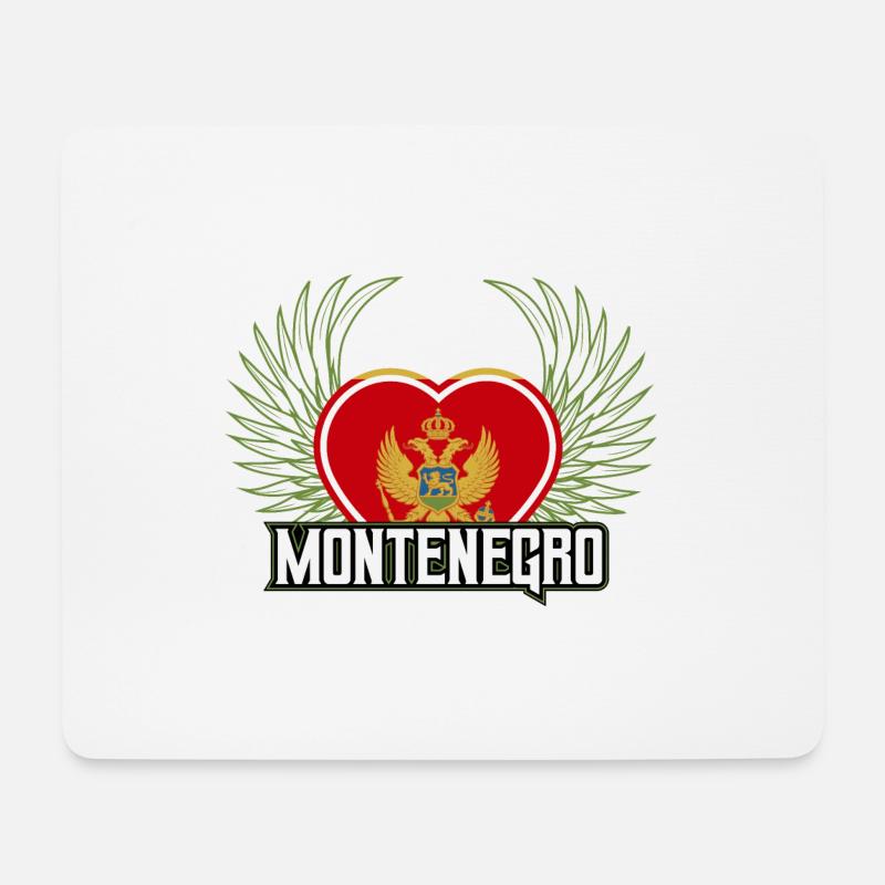 Montenegro - Mousepad (Querformat) - Weiß