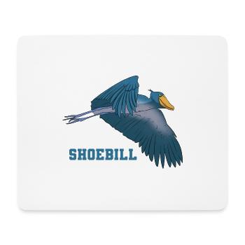 Shoebill Bird Ornithologist Forest I Gift - Mouse Pad (horizontal) - white - Front
