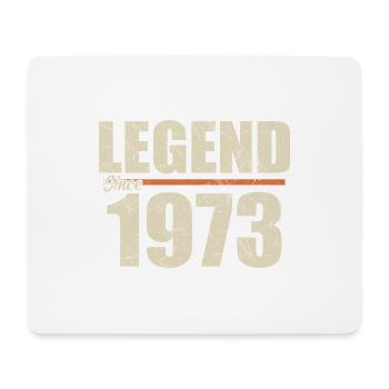 Geburtstag 1973 | Legende seit 1973 - Mousepad (Querformat) - Weiß - Vorne
