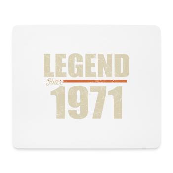 Birthday 1971 | Legend since 1971 - Mouse Pad (horizontal) - white - Front